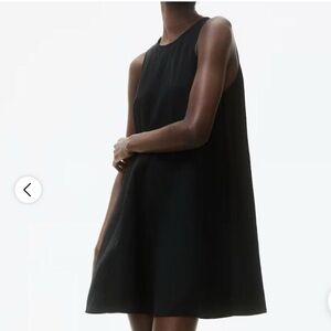 H&M Elegant Black Sleeveless A Line Dress size L